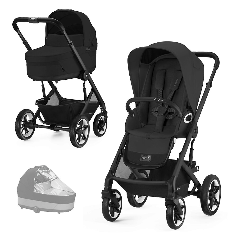 Коляска 2в1 Cybex Talos S Lux, цвет Moon Black RC