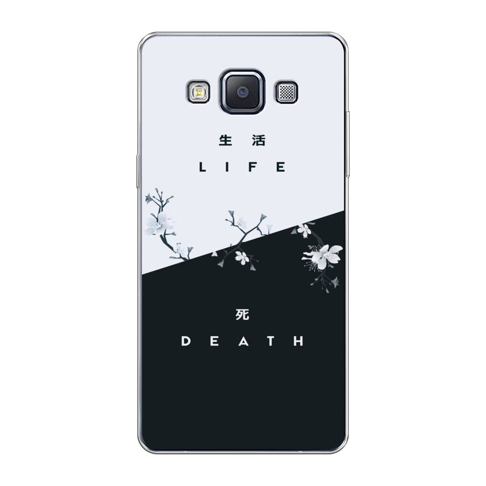 

Чехол Awog на Samsung Galaxy A5 / Самсунг A5 "Life and death", Черный;серый, 20450-7