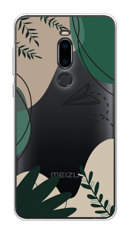 

Чехол на Meizu M8 "Secret Garden", Зеленый;бежевый;черный, 73150-1