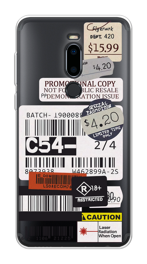 

Чехол на Meizu M8 "Flight to Paris", Серый;бежевый, 73150-1