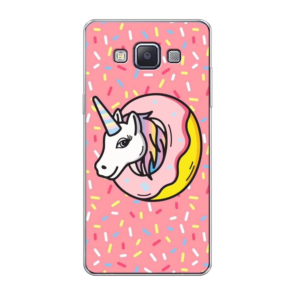 

Чехол Awog на Samsung Galaxy A5 / Самсунг A5 "Единорог в пончике", Розовый;желтый;белый, 20450-2