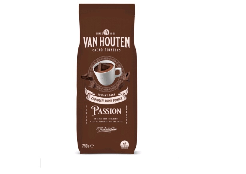 фото Какао растворимый van houten шоколадный напиток passion utz 33% 750 г