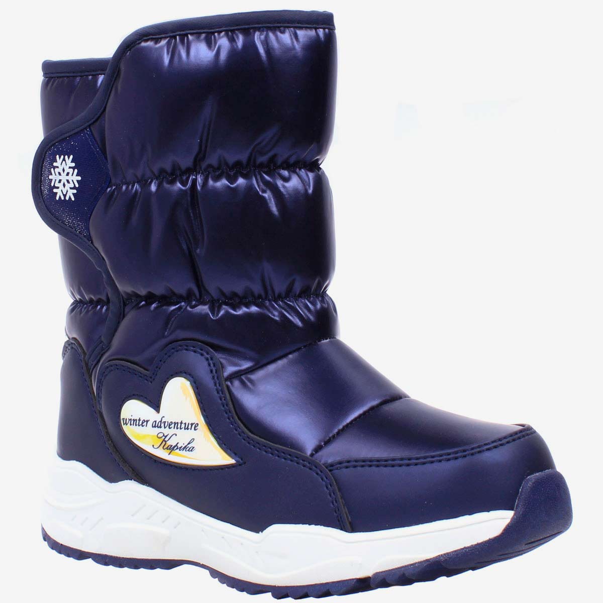 

Дутики детские Kapika 1157д-3 цв.синий р.32 RU, 1157д-3