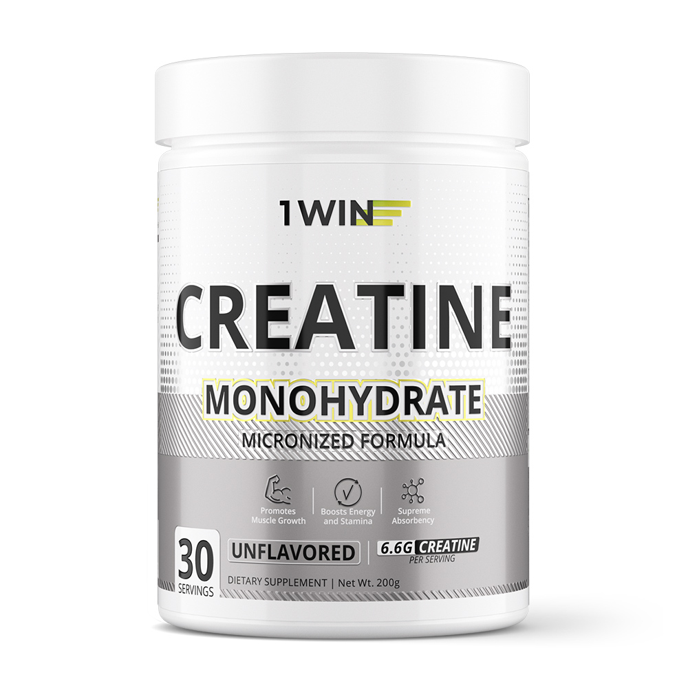 Креатин моногидрат 1WIN Creatine Monohydrate, без добавок, 30 порций