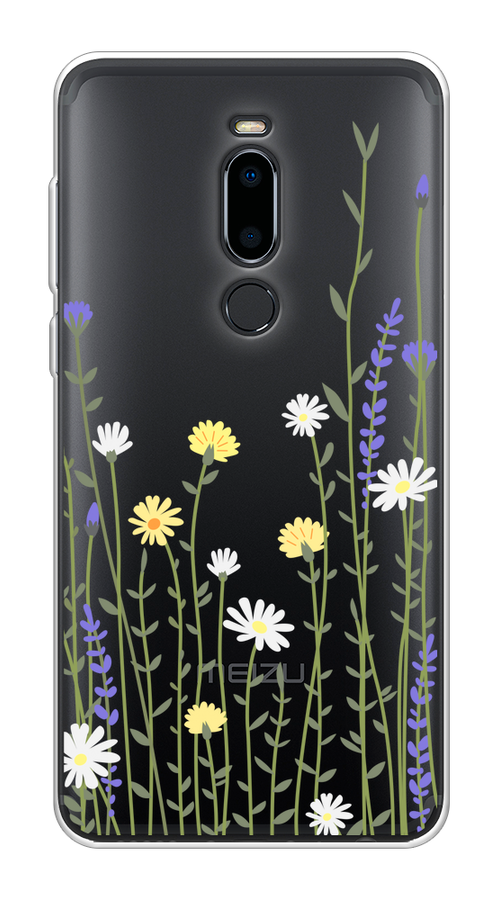 

Чехол на Meizu M8 "Ромашка и лаванда", Зеленый;желтый;прозрачный, 73150-1