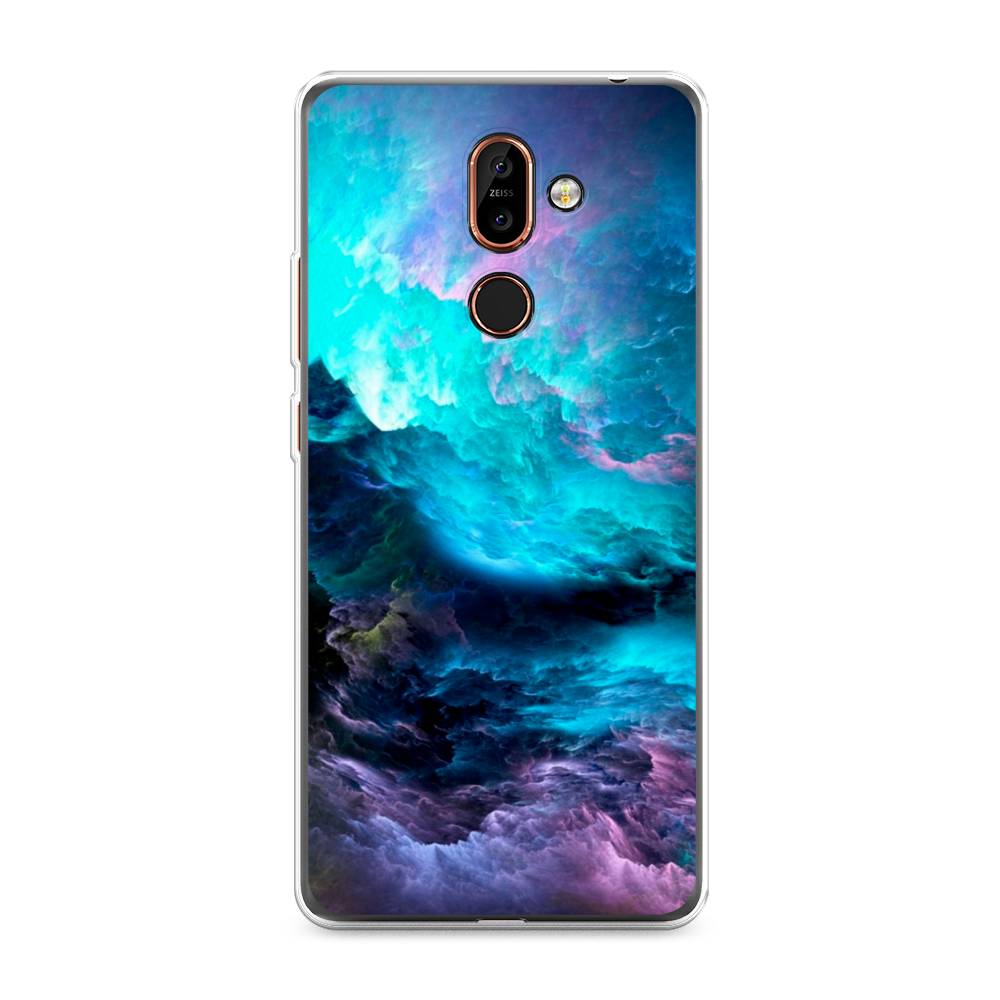 

Чехол Awog на Nokia 7 plus / Нокиа 7 plus "Бирюзовое небо", Фиолетовый;черный, 121050-4