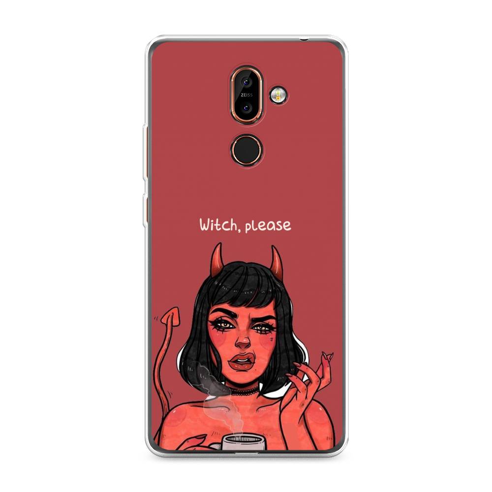 

Чехол Awog на Nokia 7 plus / Нокиа 7 plus "Evil Girl", Красный;черный, 121050-6