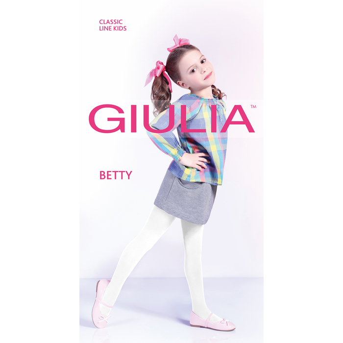 

Колготки детские BETTY 80 ден, цвет белый, рост 152-158 см