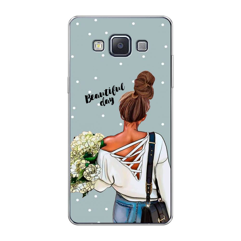 

Чехол Awog на Samsung Galaxy A5 / Самсунг A5 "Beautiful day", Голубой;коричневый;бежевый, 20450-6