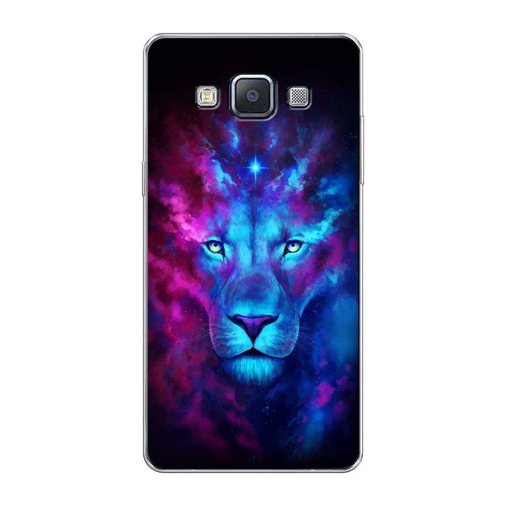 

Чехол Awog на Samsung Galaxy A5 / Самсунг A5 "Космический лев", Голубой, 20450-1