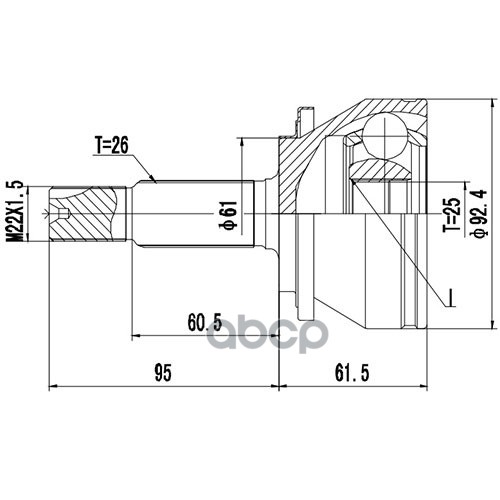 

ZIKMAR Z87069R Шрус Наружный 1шт