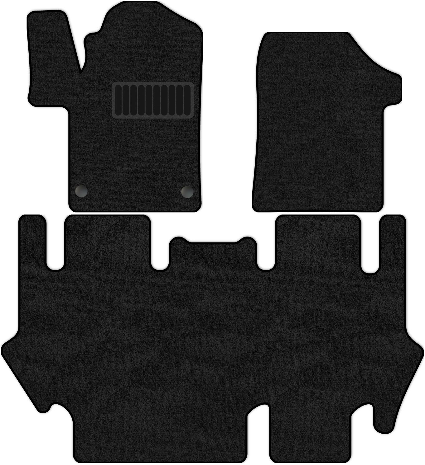 

Коврики в салон Комфорт для Mercedes-Benz Viano (W639) 2010 - 2014, 3 шт. черный, текстиль, 3556-W3YL-D