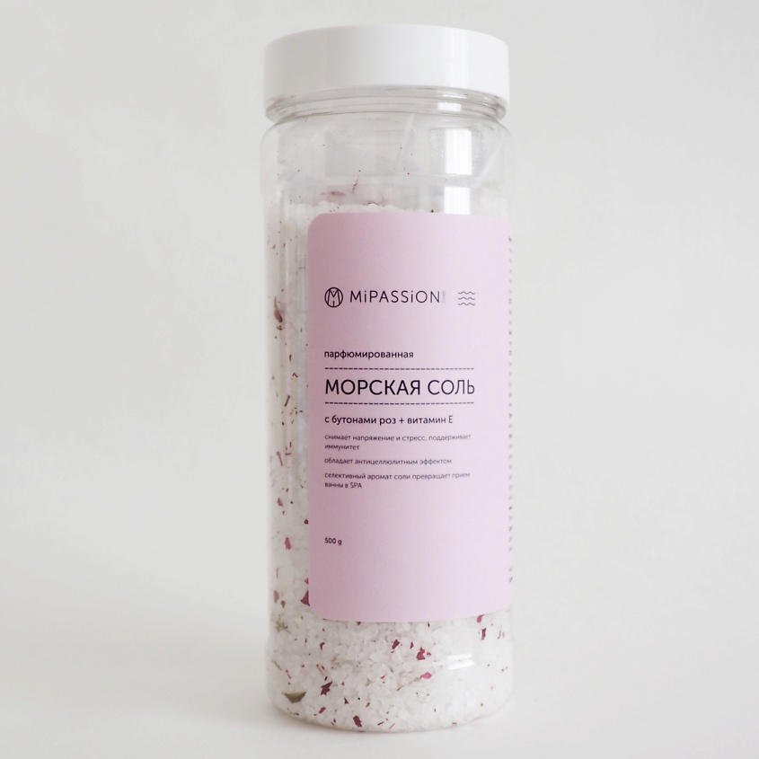 Соль для ванны Mipassioncorp Морская парфюмированная, с бутонами роз, 500 г микроудобрение с макро и микроэлементами цитовит 1 5 мл