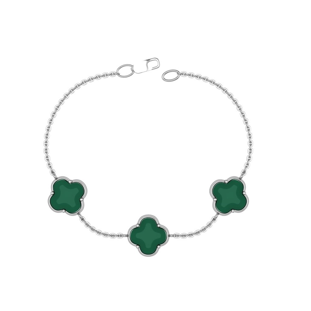 

Браслет из серебра р. 19 ПРИВОЛЖСКИЙ ЮВЕЛИР 691836-AG22, агат, 691836-AG22