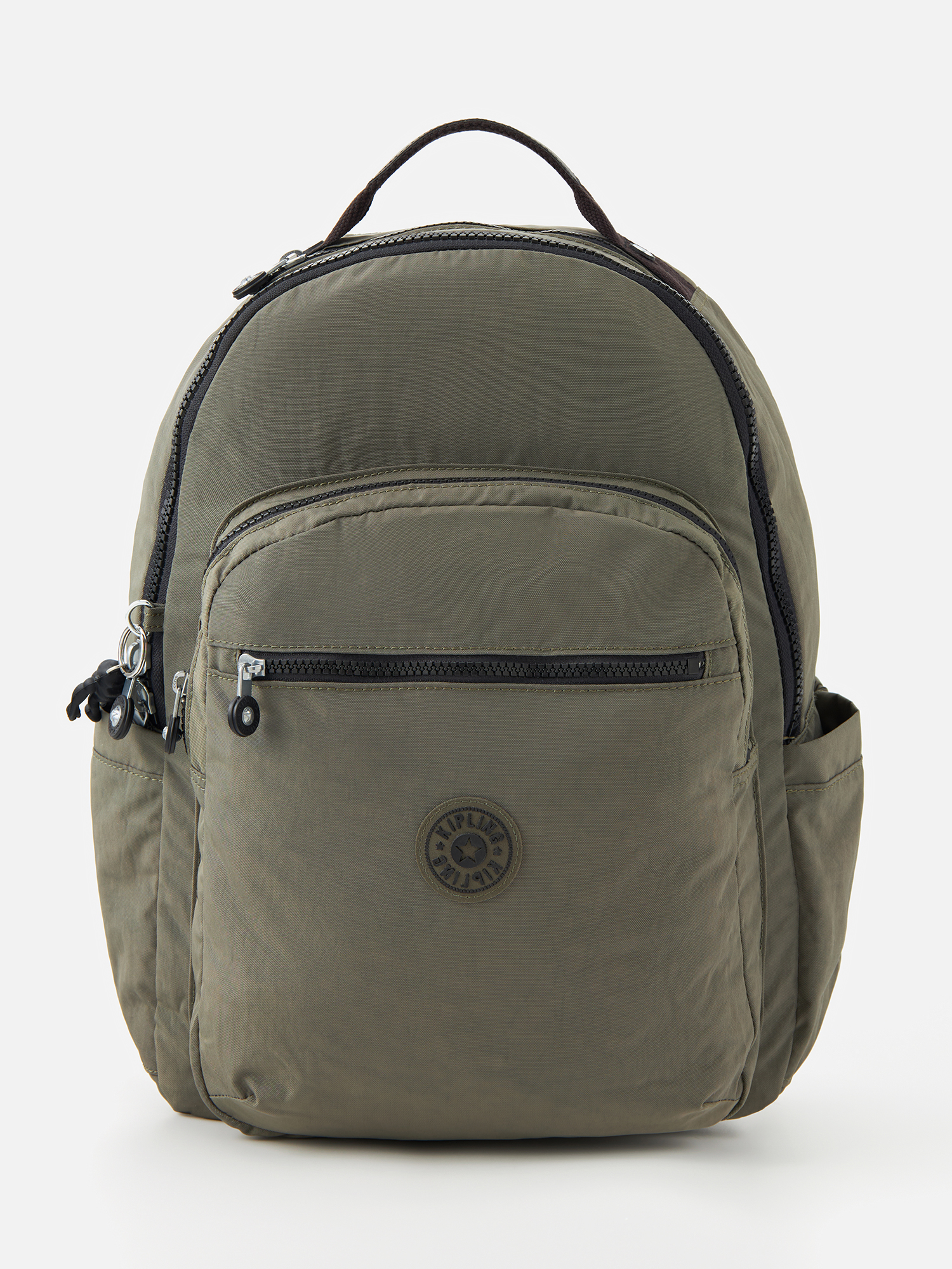 Рюкзак унисекс Kipling Seoul хаки 44х35х21 см