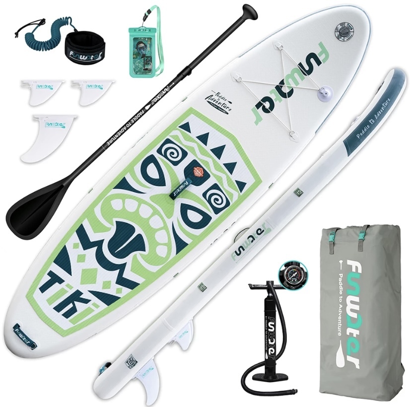 SUP-борд Funwater TIKI GREEN