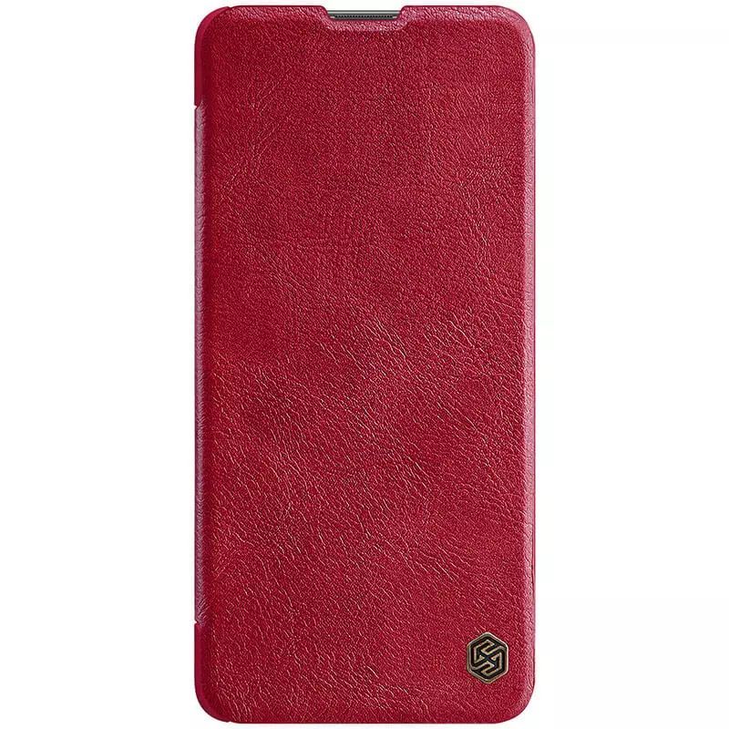 Кожаный чехол-книжка Nillkin Leather Qin для Xiaomi Redmi Note 11 Pro+ 5G global (красный)