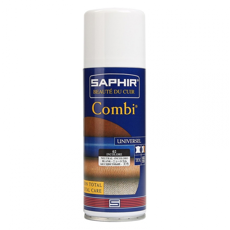 

Спрей для обуви Saphir COMBI бесцветный 200 мл, COMBI