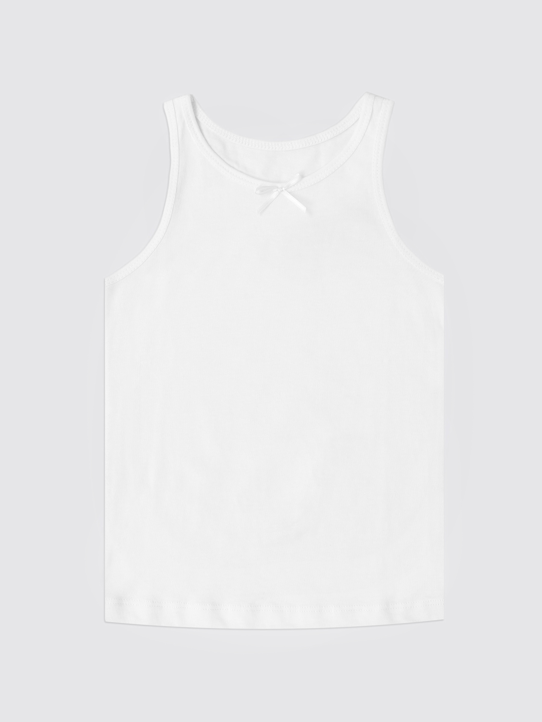 Майка бельевая детская MARK FORMELLE 427739-2, белый сиреневый, 134