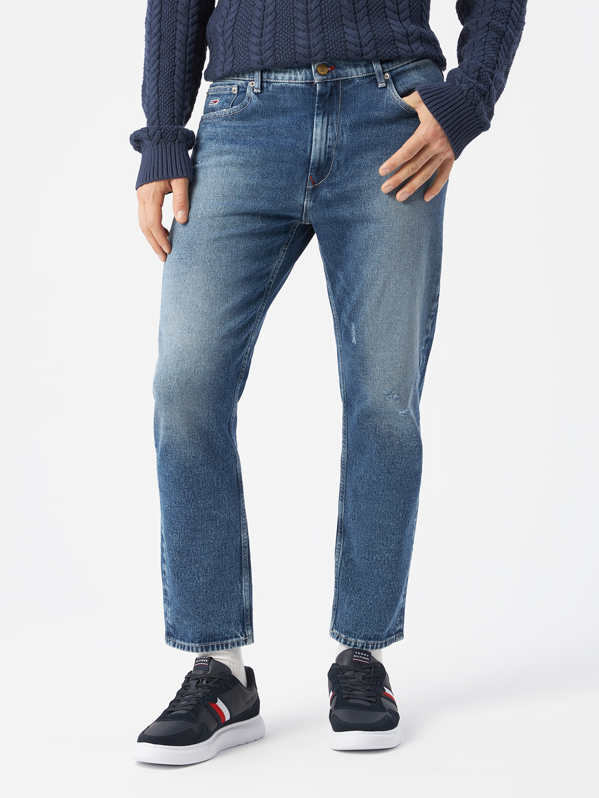 

Джинсы мужские Tommy Jeans DM0DM142781A5 синие 33/30, Синий, DM0DM142781A5