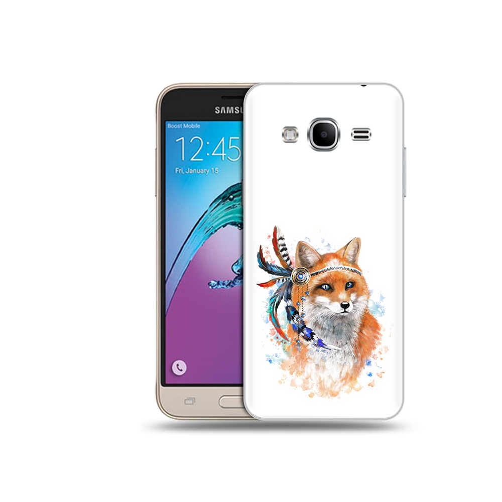 

Чехол MyPads Tocco для Samsung Galaxy J3 (2016) инду лиса (PT29089.580.377), Прозрачный, Tocco