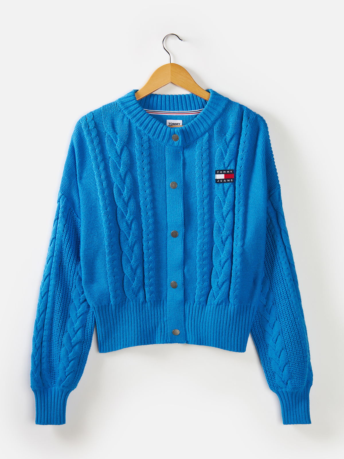 Кардиган женский Tommy Jeans DW0DW14263C2P голубой S