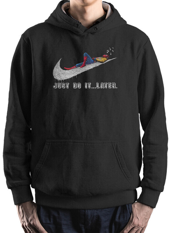 

Худи мужское Dream Shirts Паук - Do it later черное 52 RU, Паук - Do it later