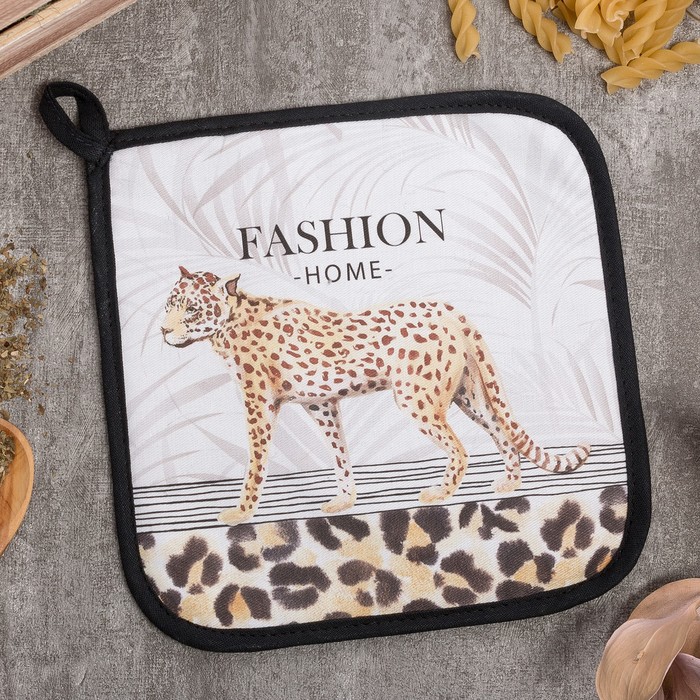 

Прихватка "Fashion home" 19х19 саржа,100% х/л,ватин 250г/м2, Серый