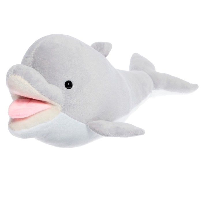фото Мягкая игрушка «дельфин» цвет серый, 42 см rabbit