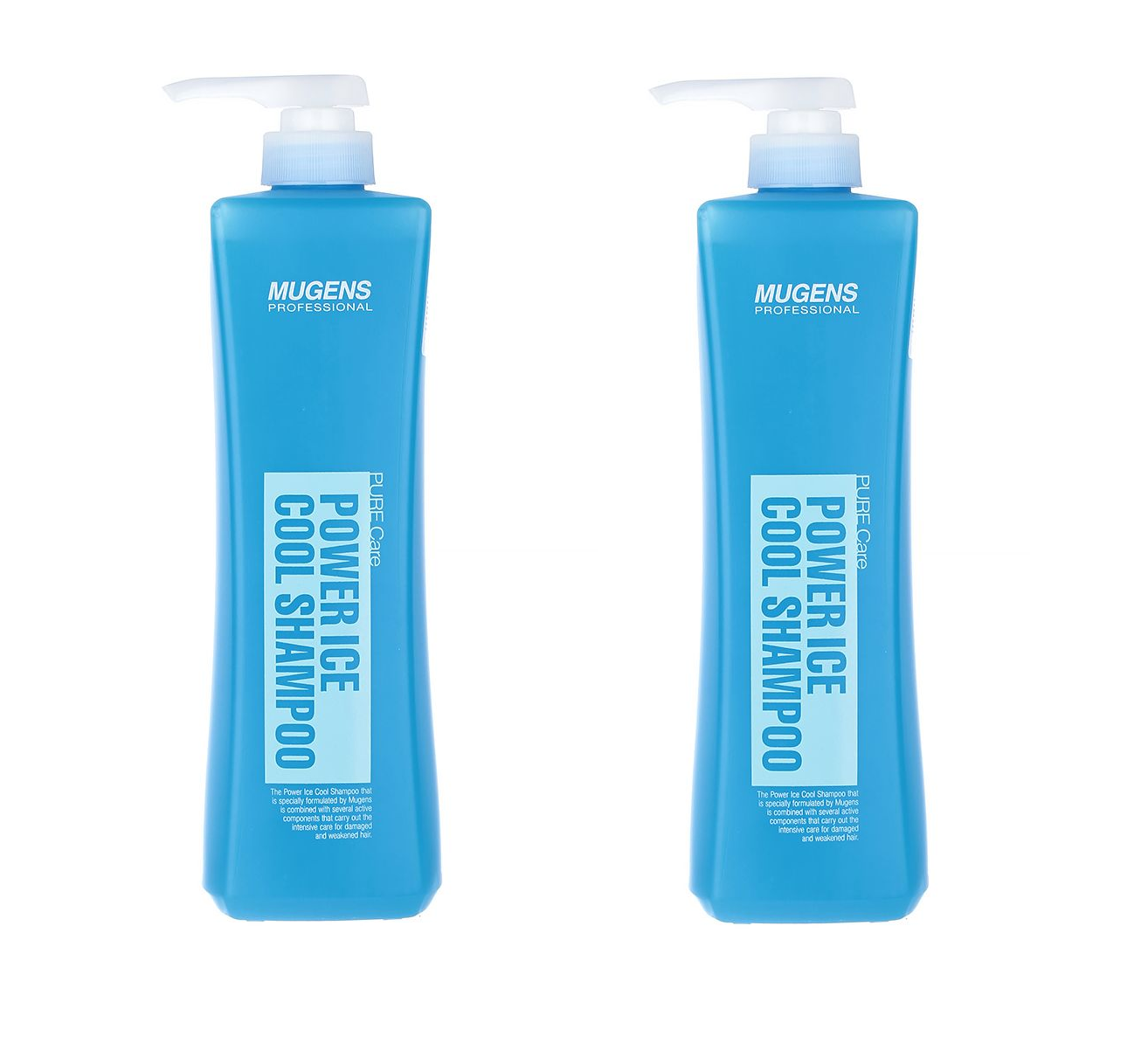 Шампунь WELCOS Mugens Power Ice Cool Shampoo 1 л 2 шт