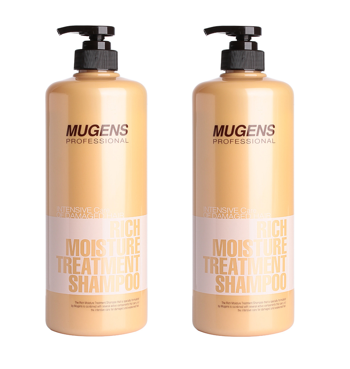 Шампунь WELCOS Mugens Rich Moisture Treatment Shampoo 1 л 2 шт