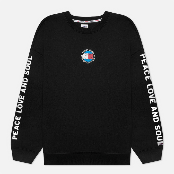 

Свитшот мужской Tommy Jeans DM0DM11645BDS черный M, DM0DM11645BDS