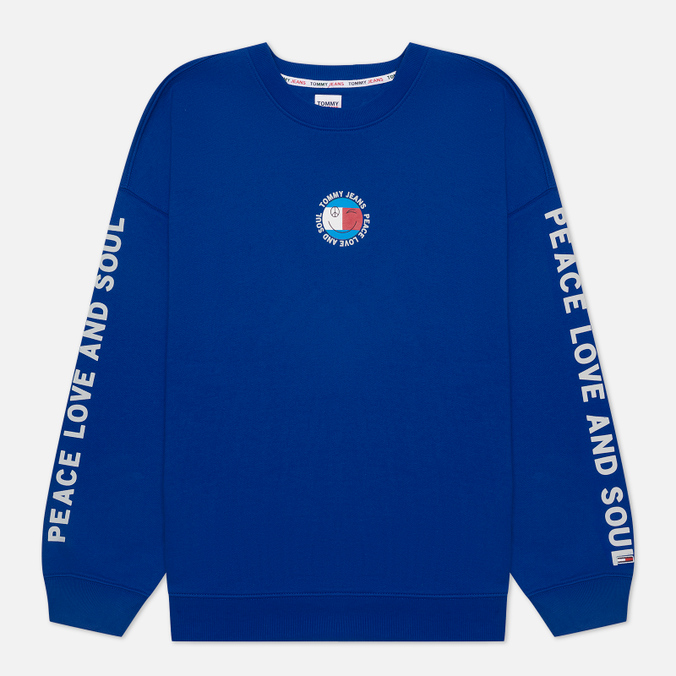 

Свитшот мужской Tommy Jeans DM0DM11645VQ6 синий XL, DM0DM11645VQ6