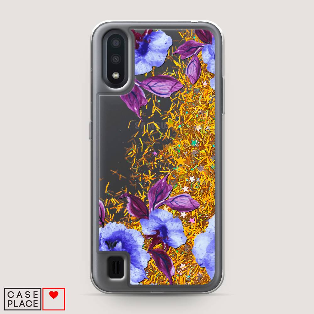 

Чехол Awog на Samsung Galaxy A01 "Цветочная фантазия 5", Разноцветный, 29590-1