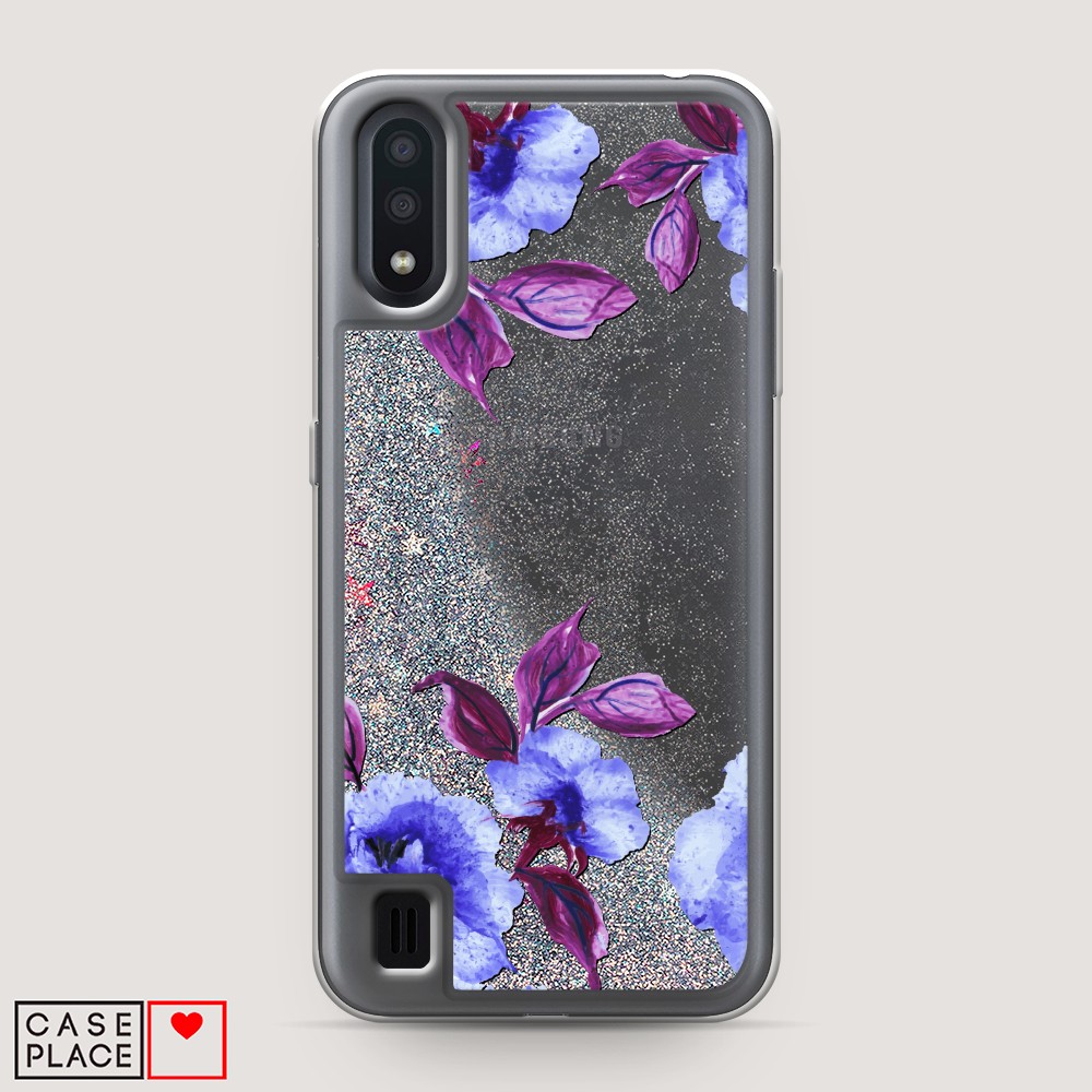

Чехол Awog на Samsung Galaxy A01 "Цветочная фантазия 5", Разноцветный, 29591-1