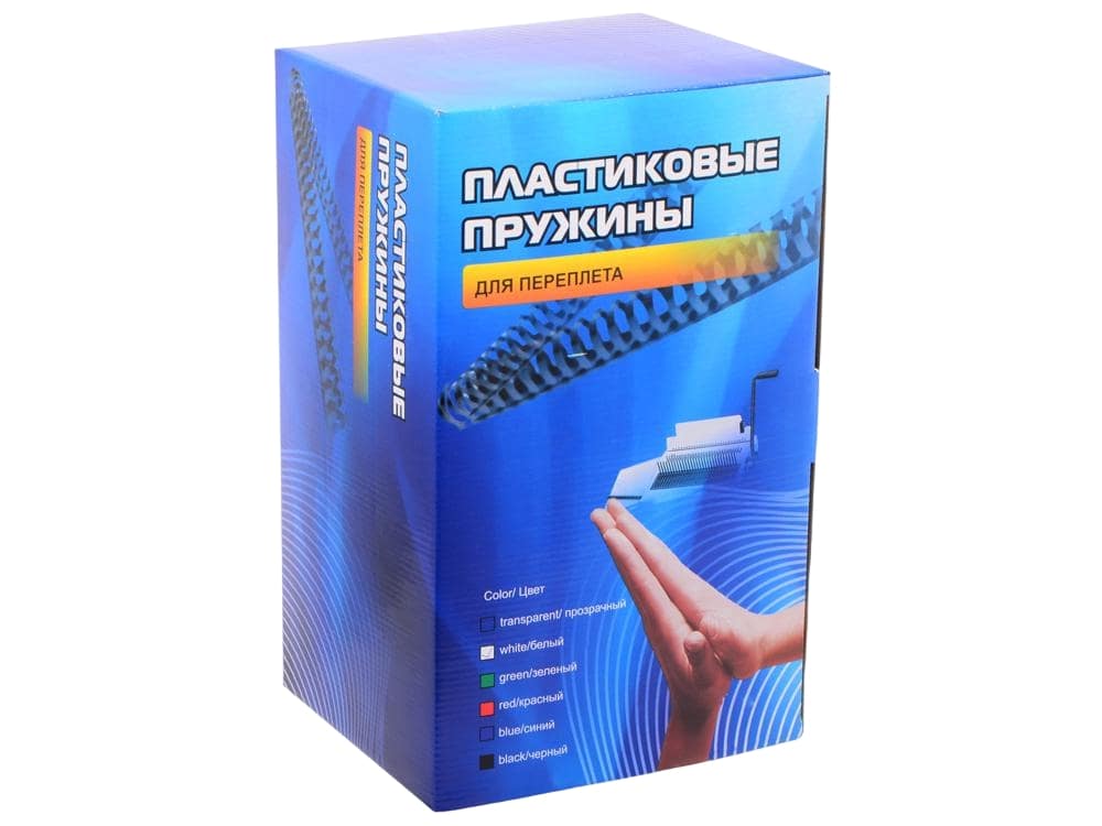 

Пружина пластиковая Office Kit BP2121 45мм белый 50шт