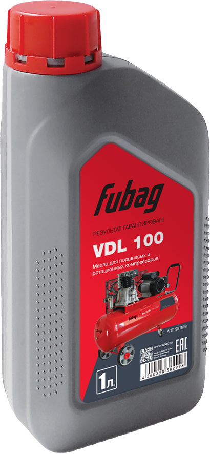 Масло для поршневых компрессоров FUBAG VDL 100 1л 991899 масло для поршневых компрессоров fubag vdl 100 1л