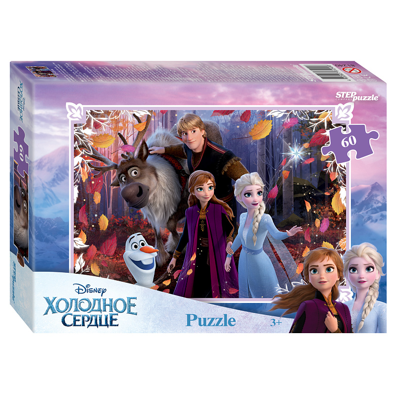 

Мозаика Step Puzzle "puzzle" 60 "Холодное сердце (new)" (Disney)