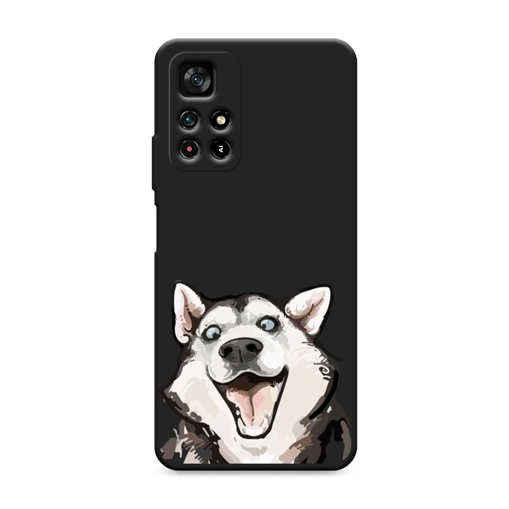 

Чехол Awog на Xiaomi Redmi Note 11 5G "Радостный хаски", Разноцветный, 311952-1