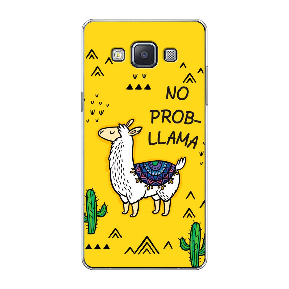 

Чехол Awog на Samsung Galaxy A5 / Самсунг A5 "No probLLama", Желтый;черный;синий, 20450-2