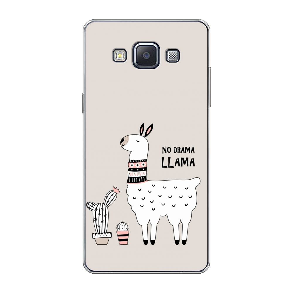 

Чехол Awog на Samsung Galaxy A5 / Самсунг A5 "No drama LLama", Бежевый;серый;белый, 20450-2