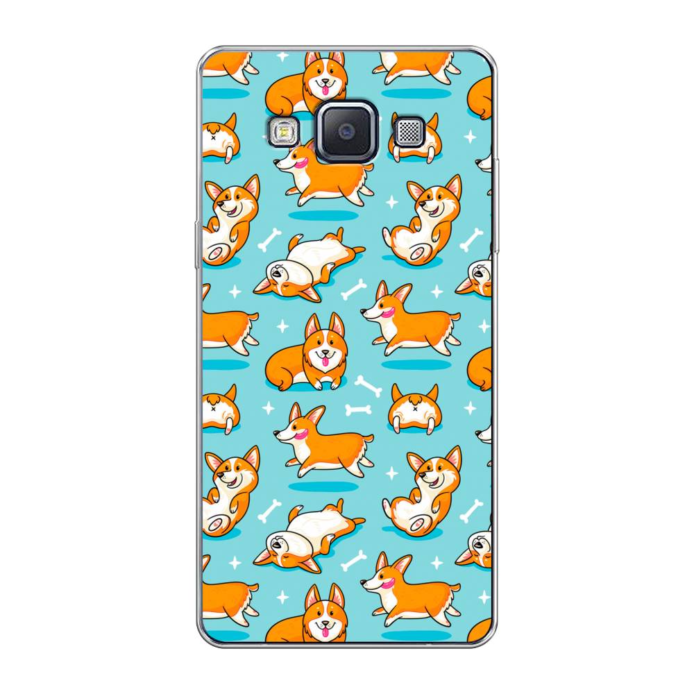 

Чехол Awog на Samsung Galaxy A5 / Самсунг A5 "Веселые корги", Коричневый, 20450-2