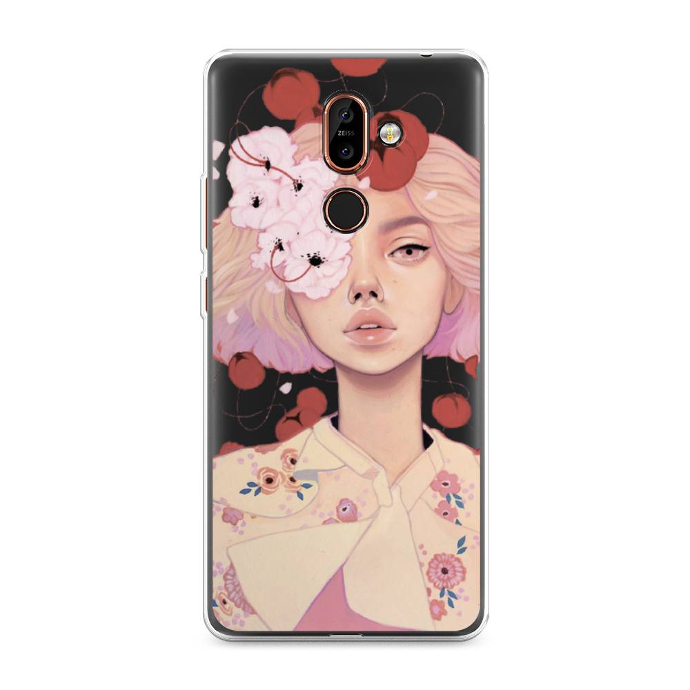 

Чехол Awog на Nokia 7 plus / Нокиа 7 plus "Цветочная анархия", Бежевый;розовый;красный, 121050-7