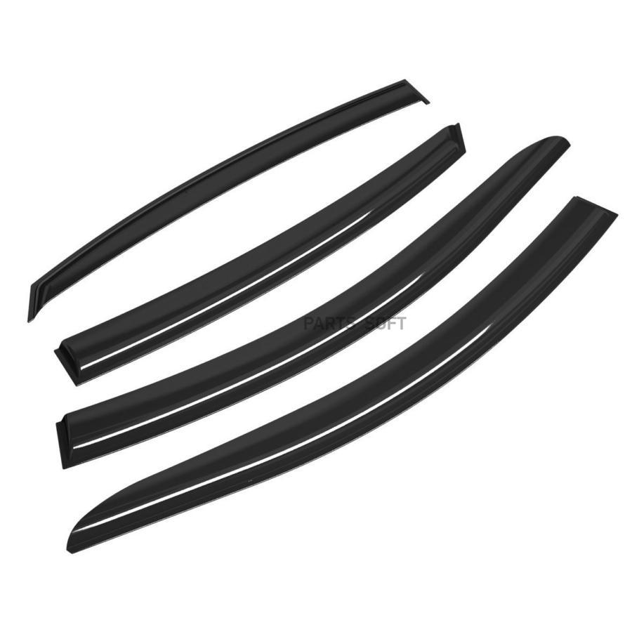 

Дефлектор накладной 4 шт VORON GLASS DEF00240 HYUNDAI SOLARIS 2011 /СЕДАН, DEF00240