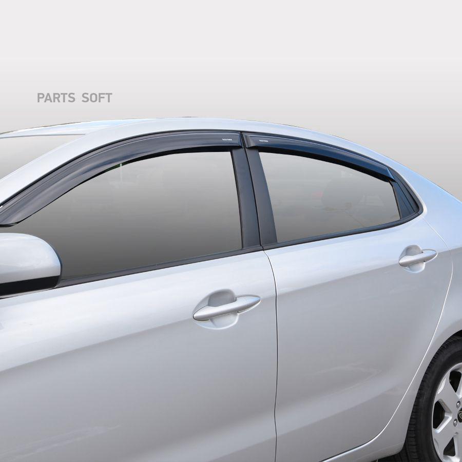 

Дефлектор накладной 4 шт VORON GLASS DEF00243 KIA RIO 2012 /СЕДАН, DEF00243