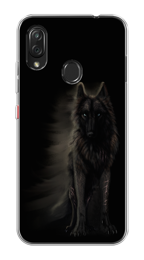 

Чехол на ZTE Blade V10 Vita "Туманный волк", Черный, 132650-1