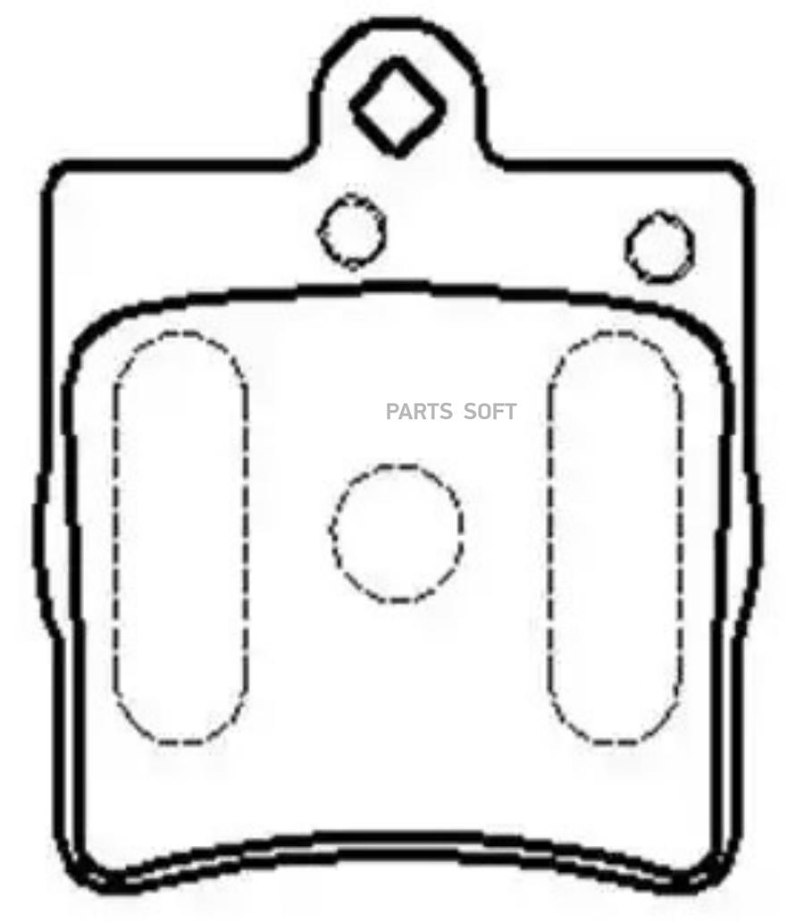 

Тормозные колодки HSB дисковые HP5192