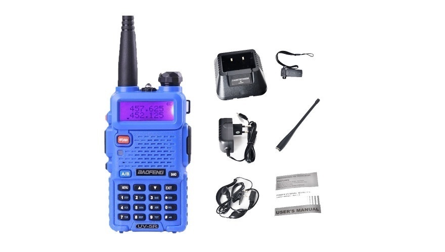 Комплект раций Baofeng UV-5R - BLUE/2