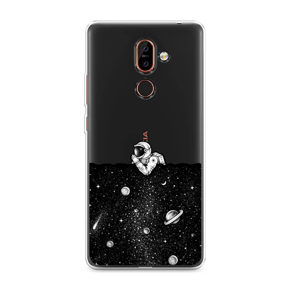 

Чехол Awog на Nokia 7 plus / Нокиа 7 plus "Космический сон", Серый, 121050-4