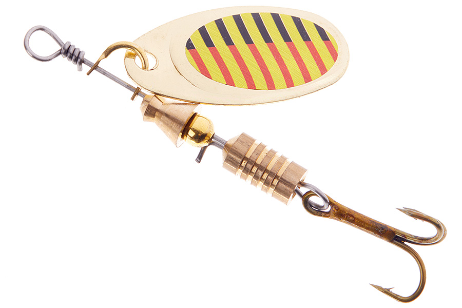 

Блесна TauMANN Sprite 3,2g #M14, Золотистый;желтый;красный